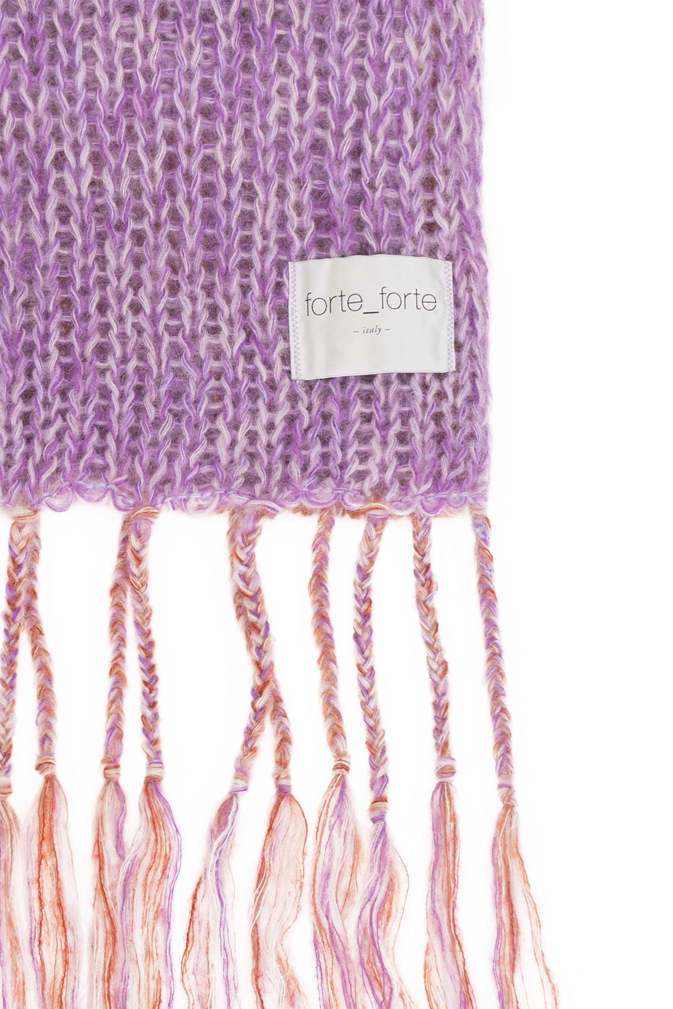 Purple Fringed scarf forte_forte - Vitkac Canada